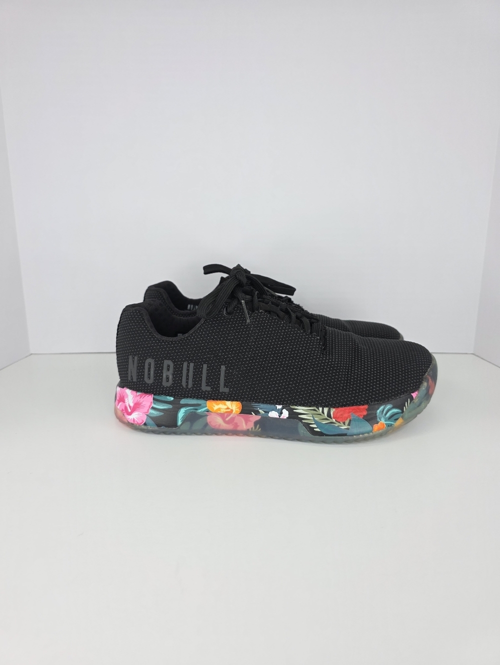 NOBULL Impact Sneaker Men's 9.5 Women's 11 Trainer SuperFabric Midnight Tropical - Picture 7 of 16